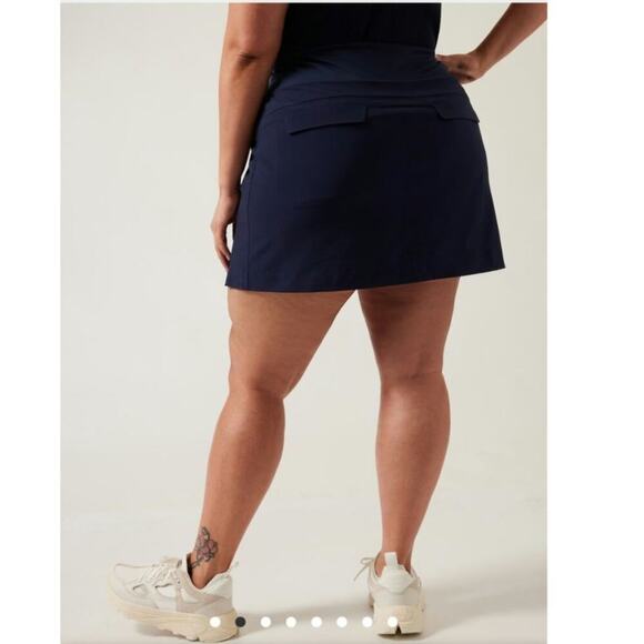 NWT Athleta Soho Skort Jupe Short mini Bone Beige Plus Size 24 active - Picture 3 of 10